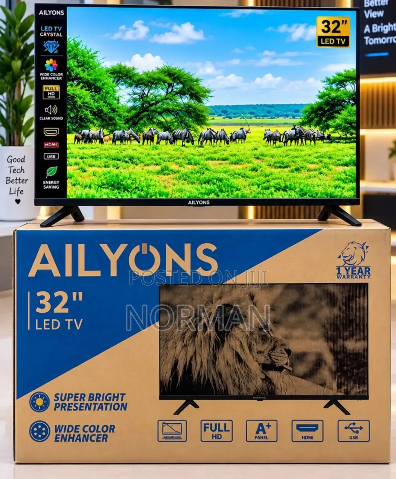 Ailyons 32' Led TV
