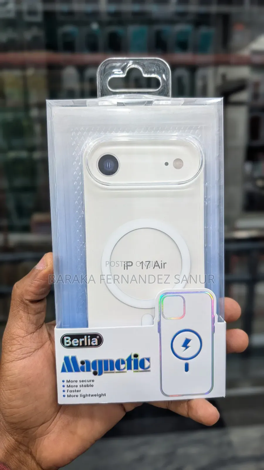 The Berlia ICE CLEAR Case for iPhone and Samsung