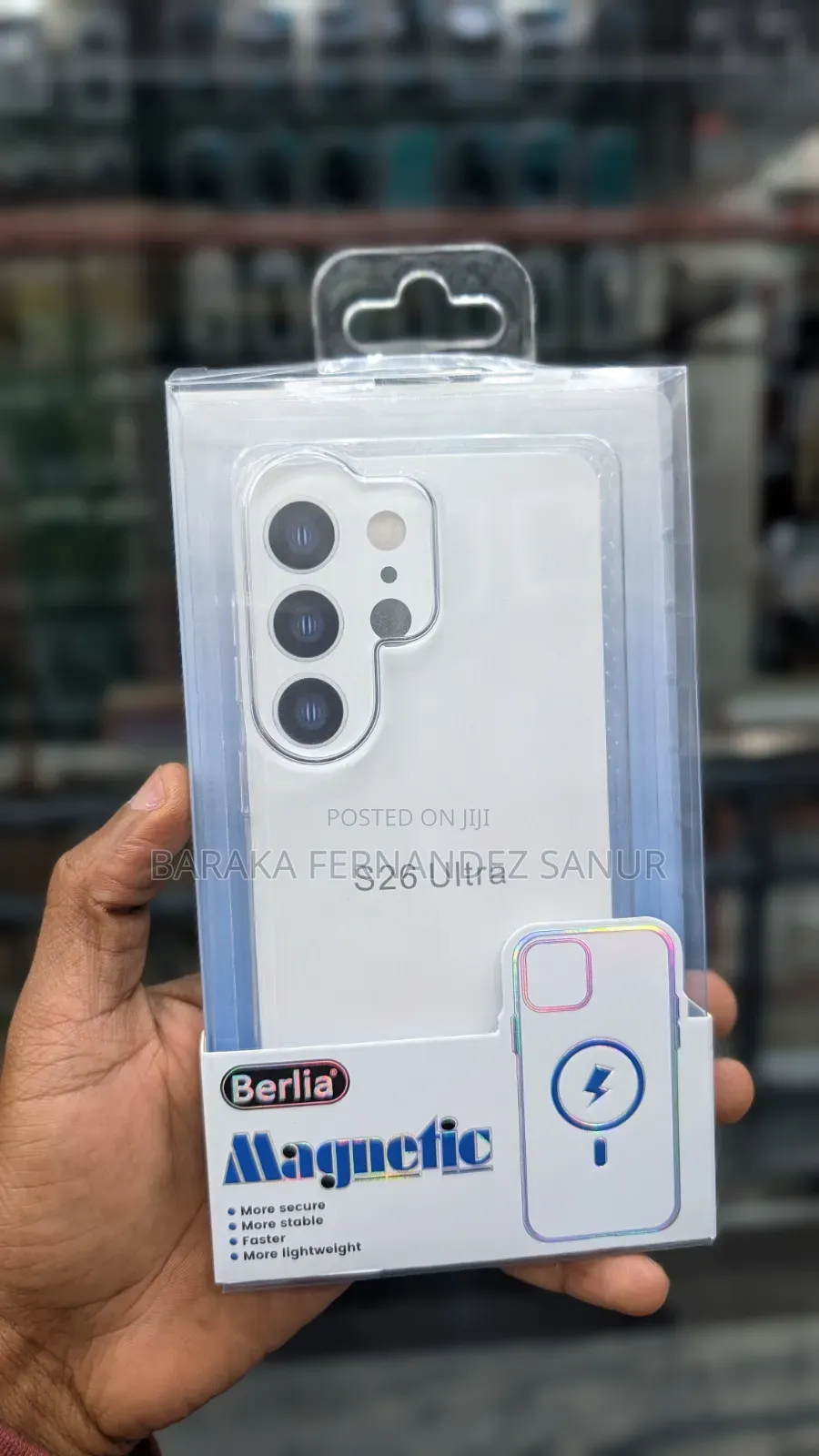 The Berlia ICE CLEAR Case for iPhone and Samsung