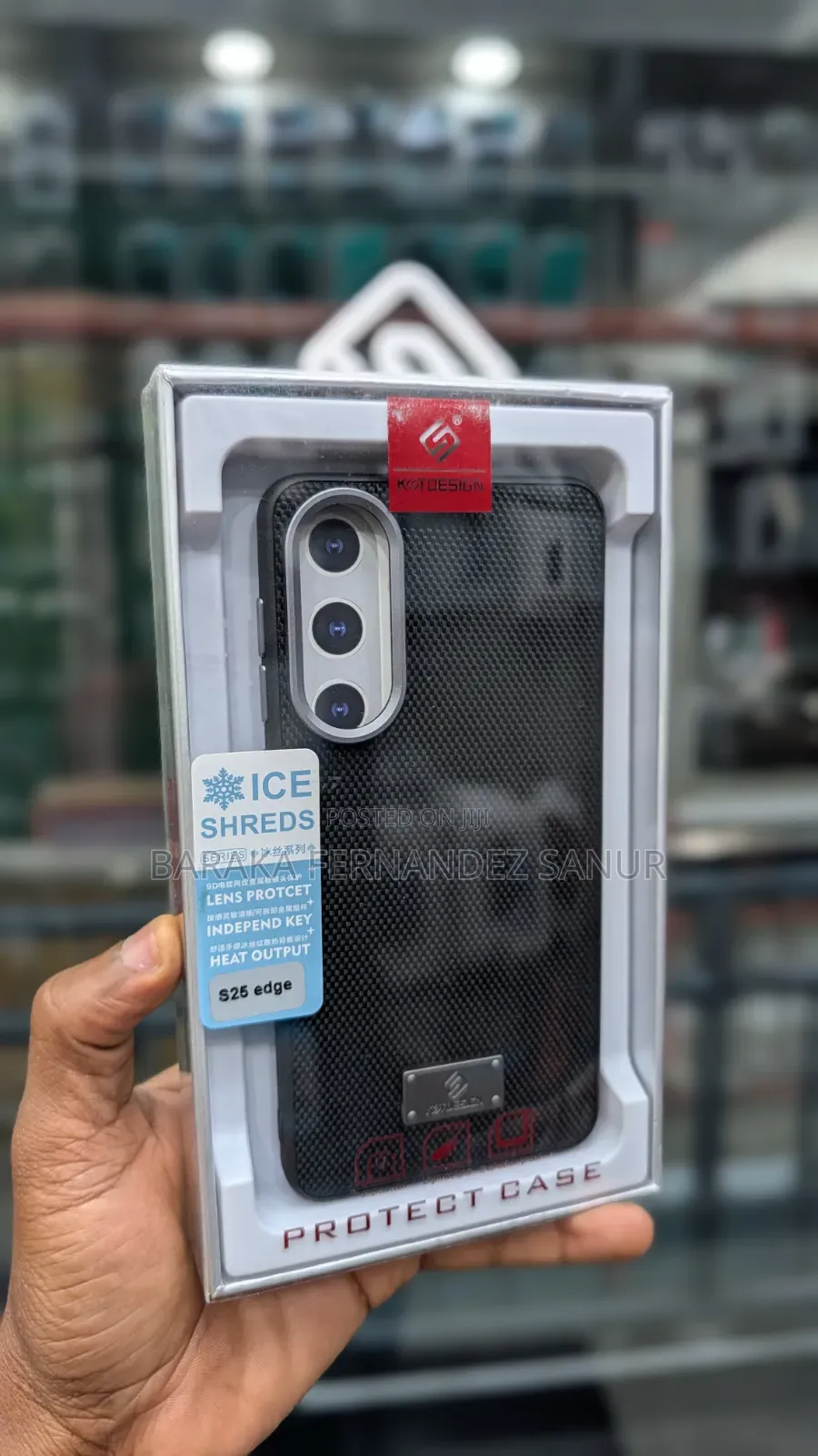 Samsung Galaxy S25 Edge Ice Shreds Back Cover Case