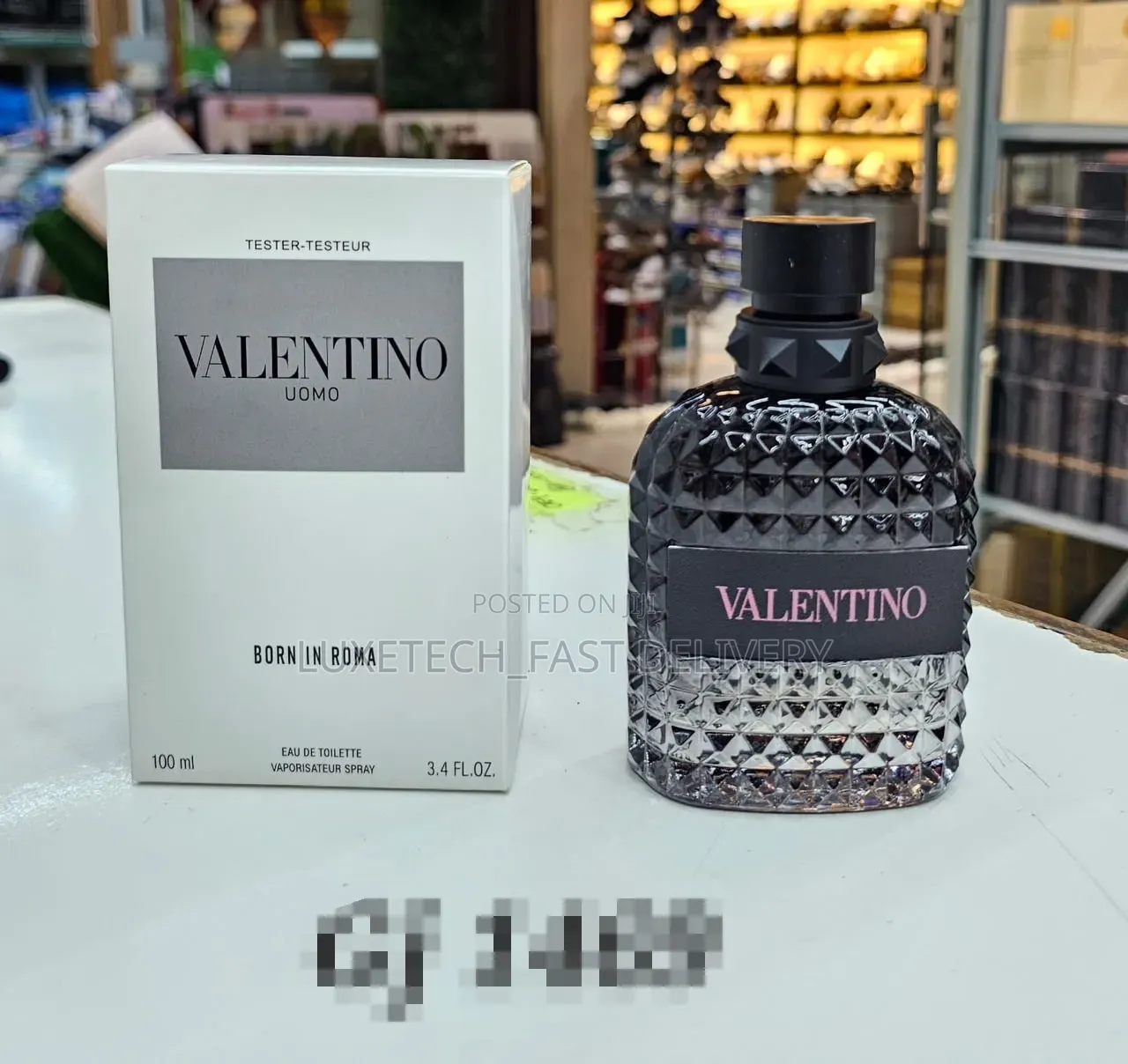 Valentino Uomo Born in Roma 100ml Tester – Vetiver Woody Men's Perfume