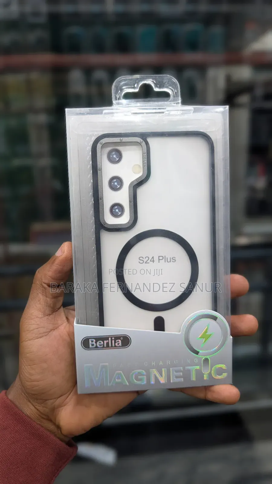 Berlia Magnetic MagSafe Back Case for iPhone and Samsung