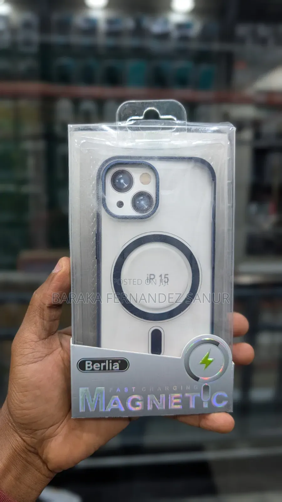 Berlia Magnetic MagSafe Back Case for iPhone and Samsung