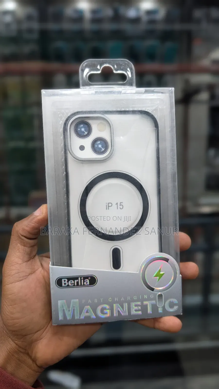 Berlia Magnetic MagSafe Back Case for iPhone and Samsung