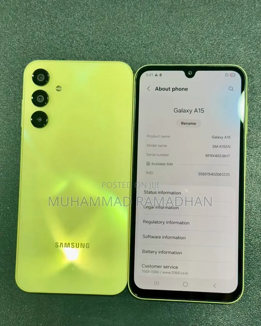 Samsung Galaxy A15 128 GB Green
