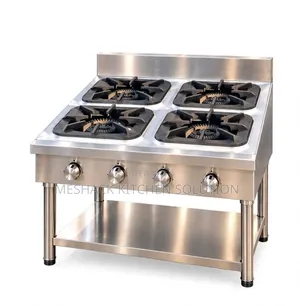 4 Burners Commercial Heavy Duty Gas Cooker