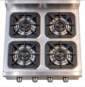 4 Burners Commercial Heavy Duty Gas Cooker