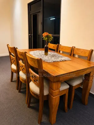 Dinning Table Sets Viti Sita(6chairs) Za Muninga Wood