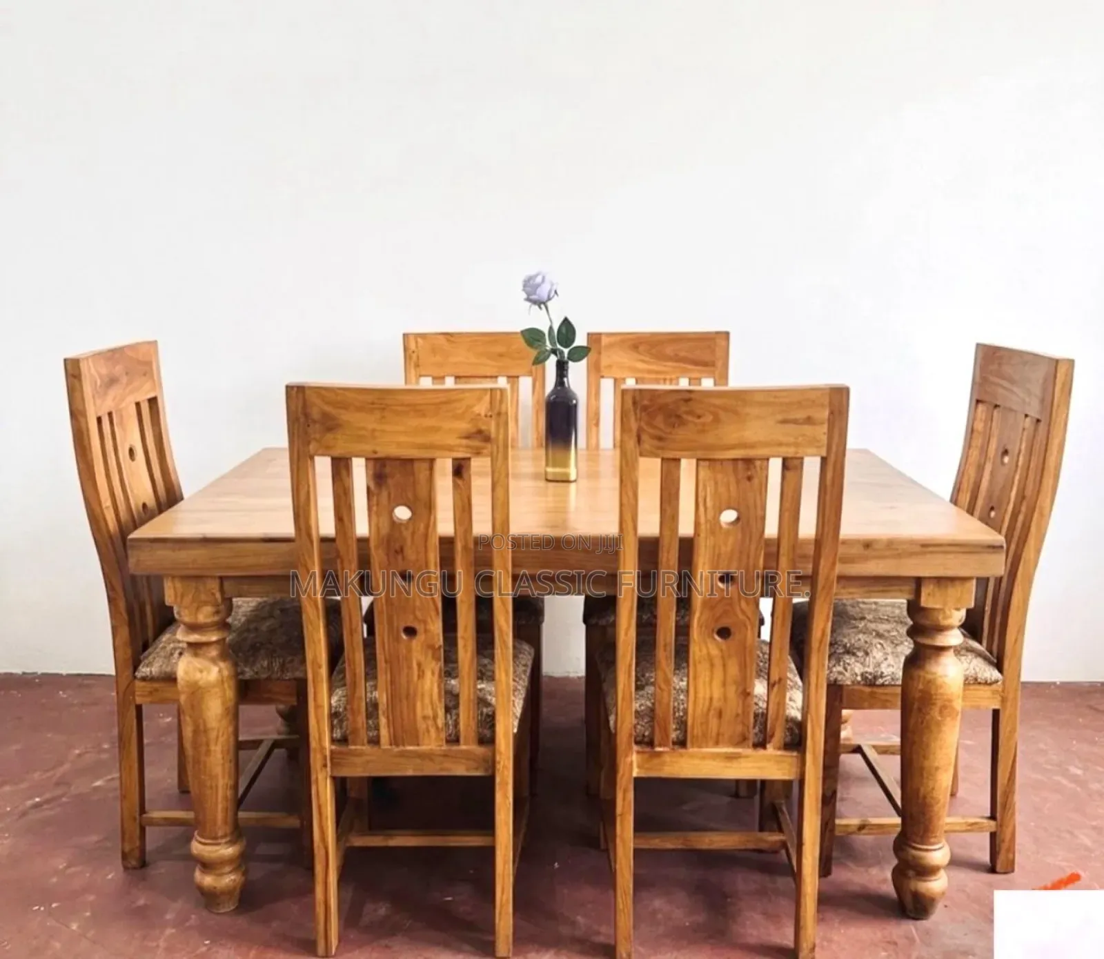 Dinning Table Sets Viti Sita(6chairs) Za Muninga Wood