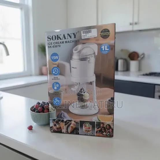 Sokany Ice Cream Maker Machine 1ltr
