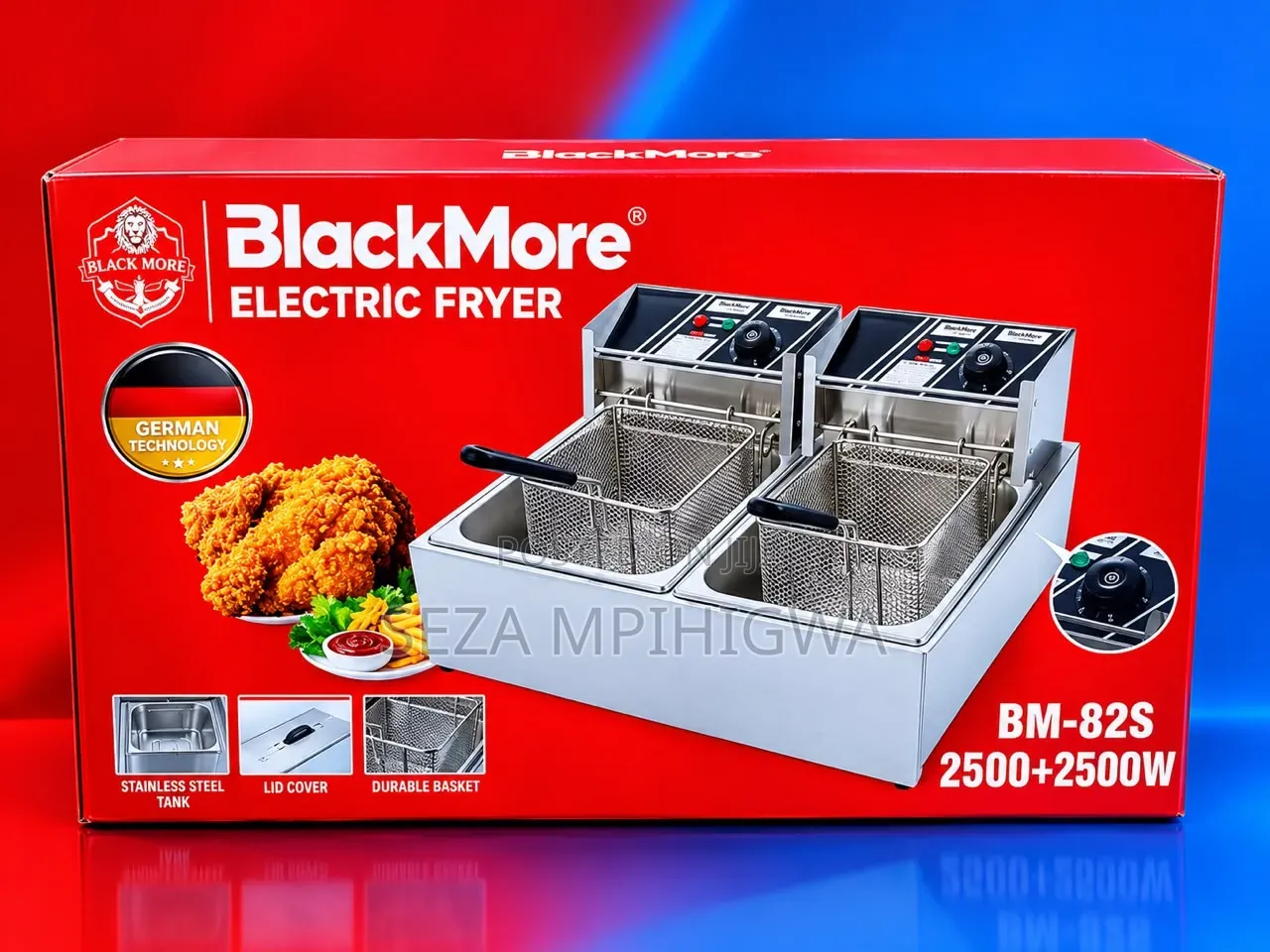 blackmore Deepfryer 6litres + 6litres (12l)