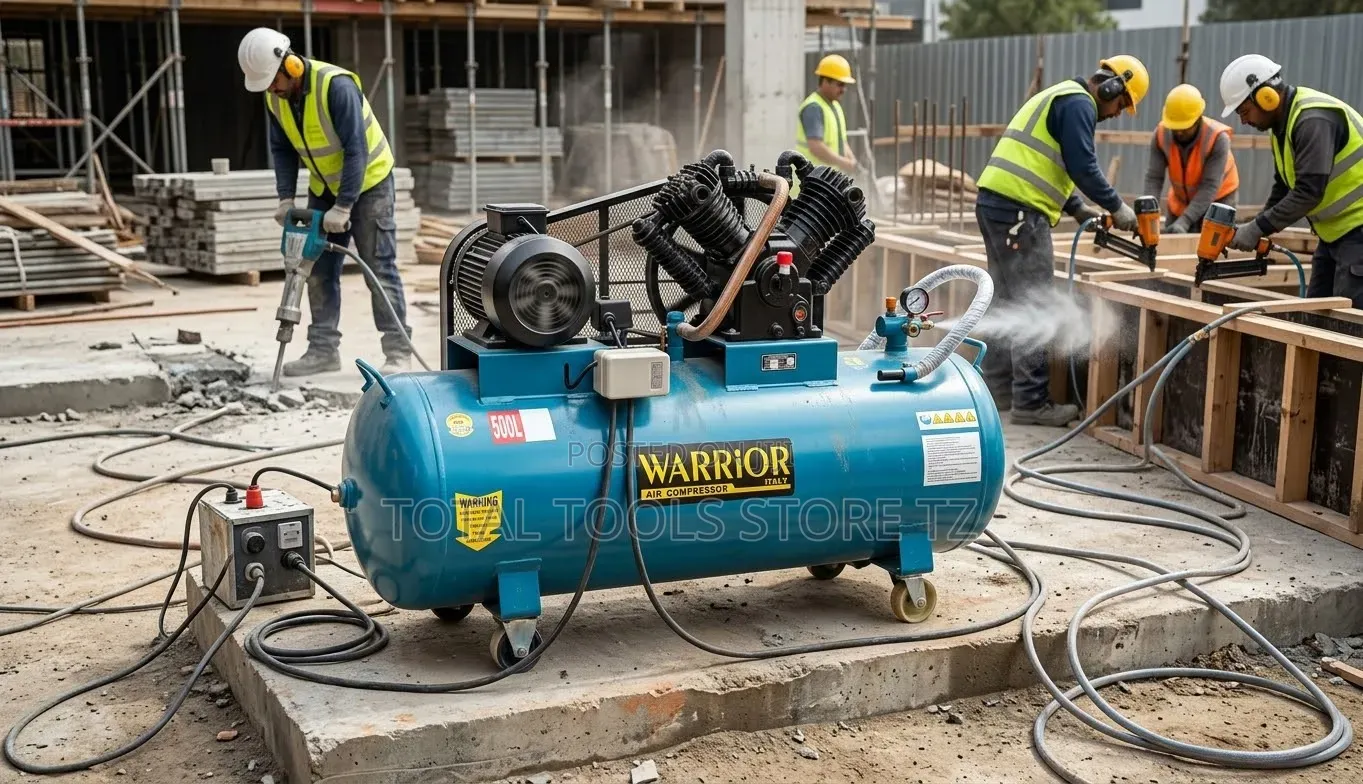 Warrior Italy Air Compressor 500L 10HP