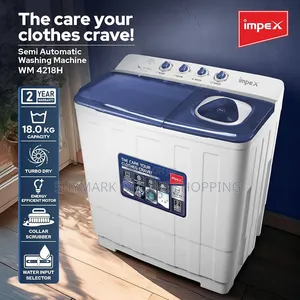 Impex 18KG Semi-Automatic Twin-Tub Washing Machine (Model: WM 4218 H)