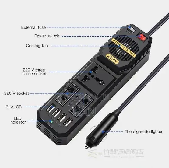 200w Car Power Inverter
