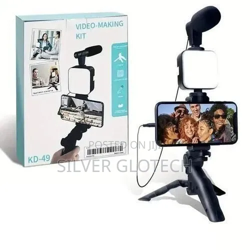 Video Making Kit With Mic and Tripod Stand AY-49