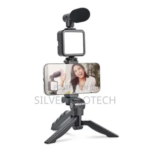 Video Making Kit With Mic and Tripod Stand AY-49