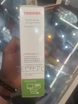 Toshiba 1TB External Hard Drive – Brand New Portable HDD