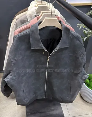 Jacket Ya Suede Ya Zipu (Rangi Mbalimbali)