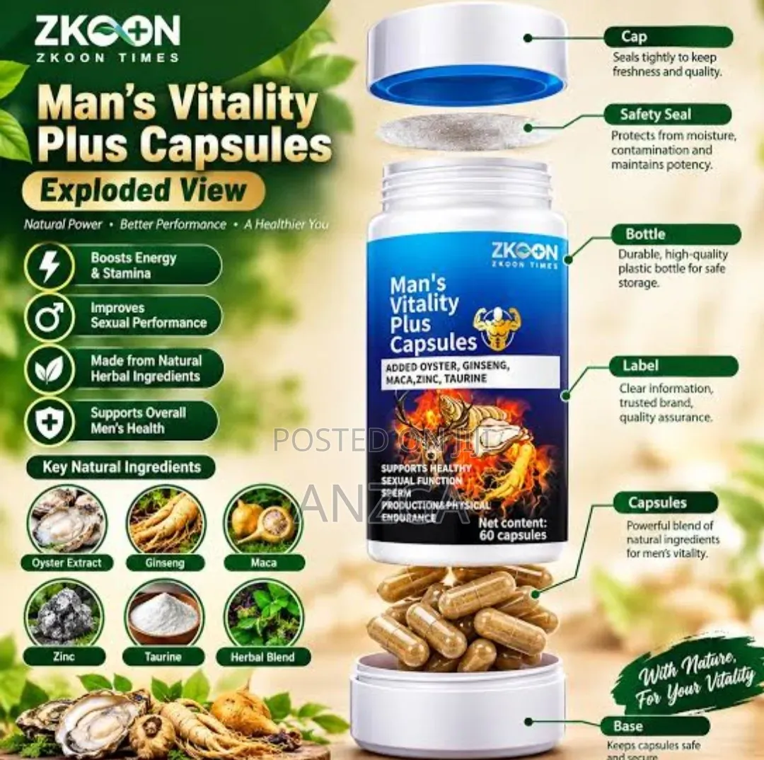 Man's Vitality Plus Capsuls