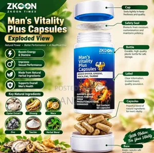Man's Vitality Plus Capsuls
