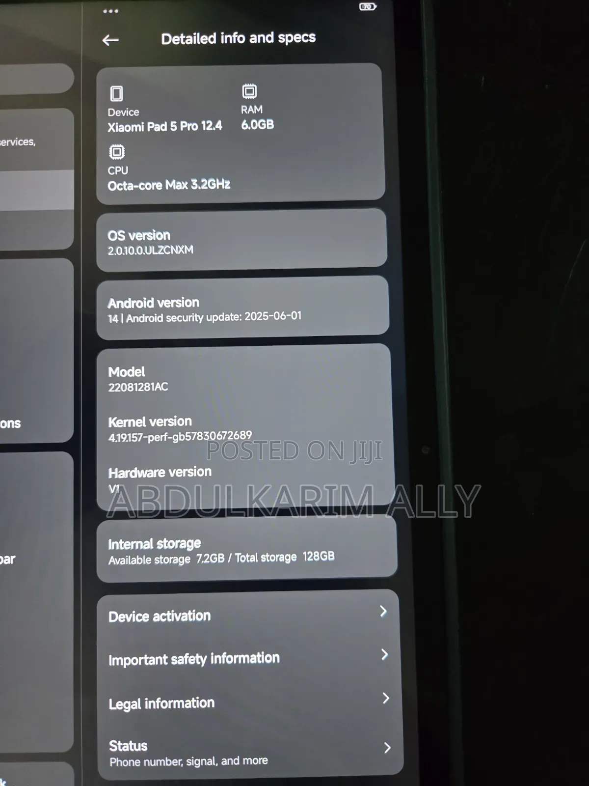 Xiaomi Pad 5 Pro 12.4 128 GB Gray