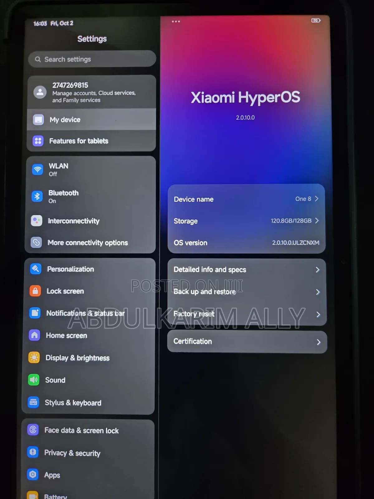 Xiaomi Pad 5 Pro 12.4 128 GB Gray