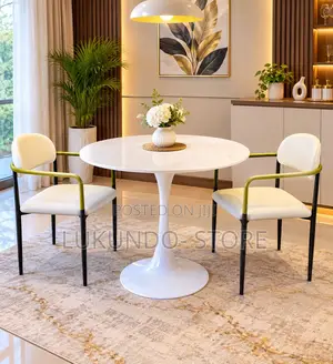 Marble Cofee Table With 2 Chairs