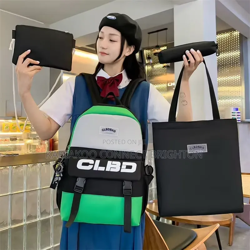 Multi-Piece Backpack Set (5 Colors)