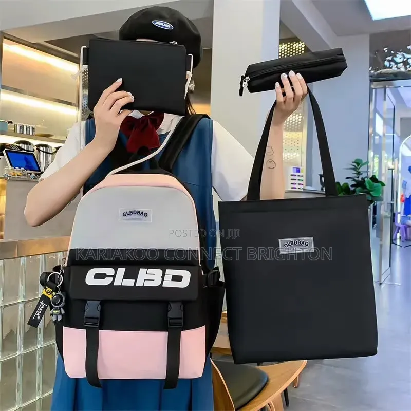 Multi-Piece Backpack Set (5 Colors)