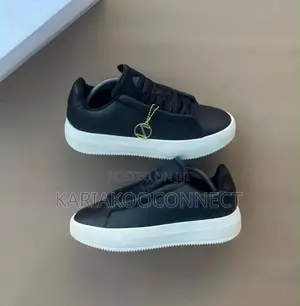 Perforated Suede Platform Sneakers