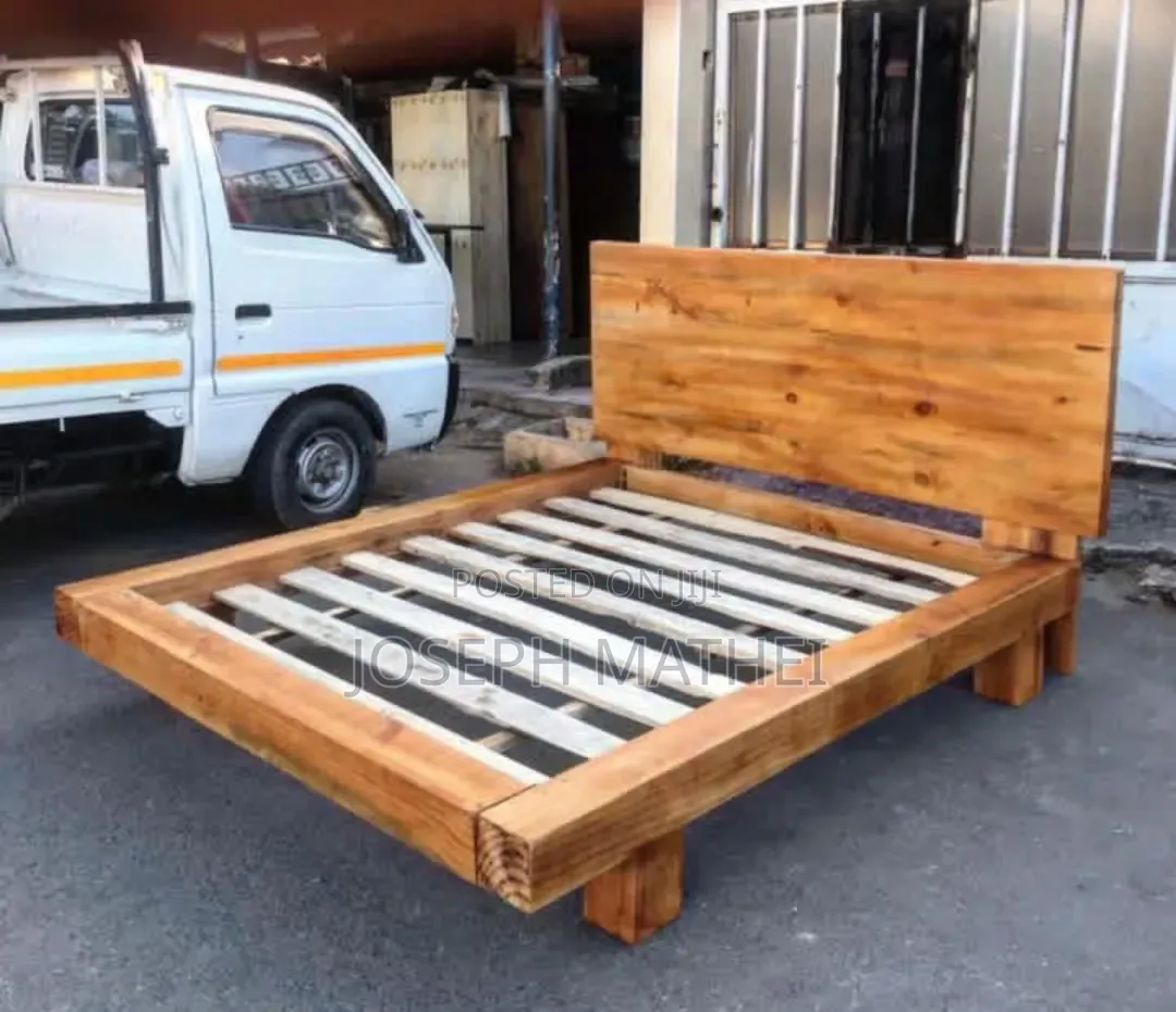 Soft Wood Bed Simple
