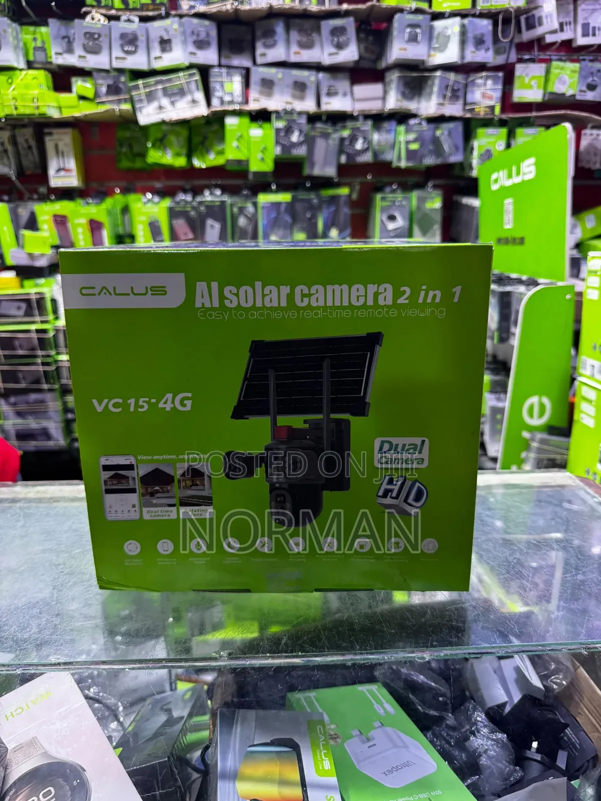 Calus Ai Solar Camera 2 in 1