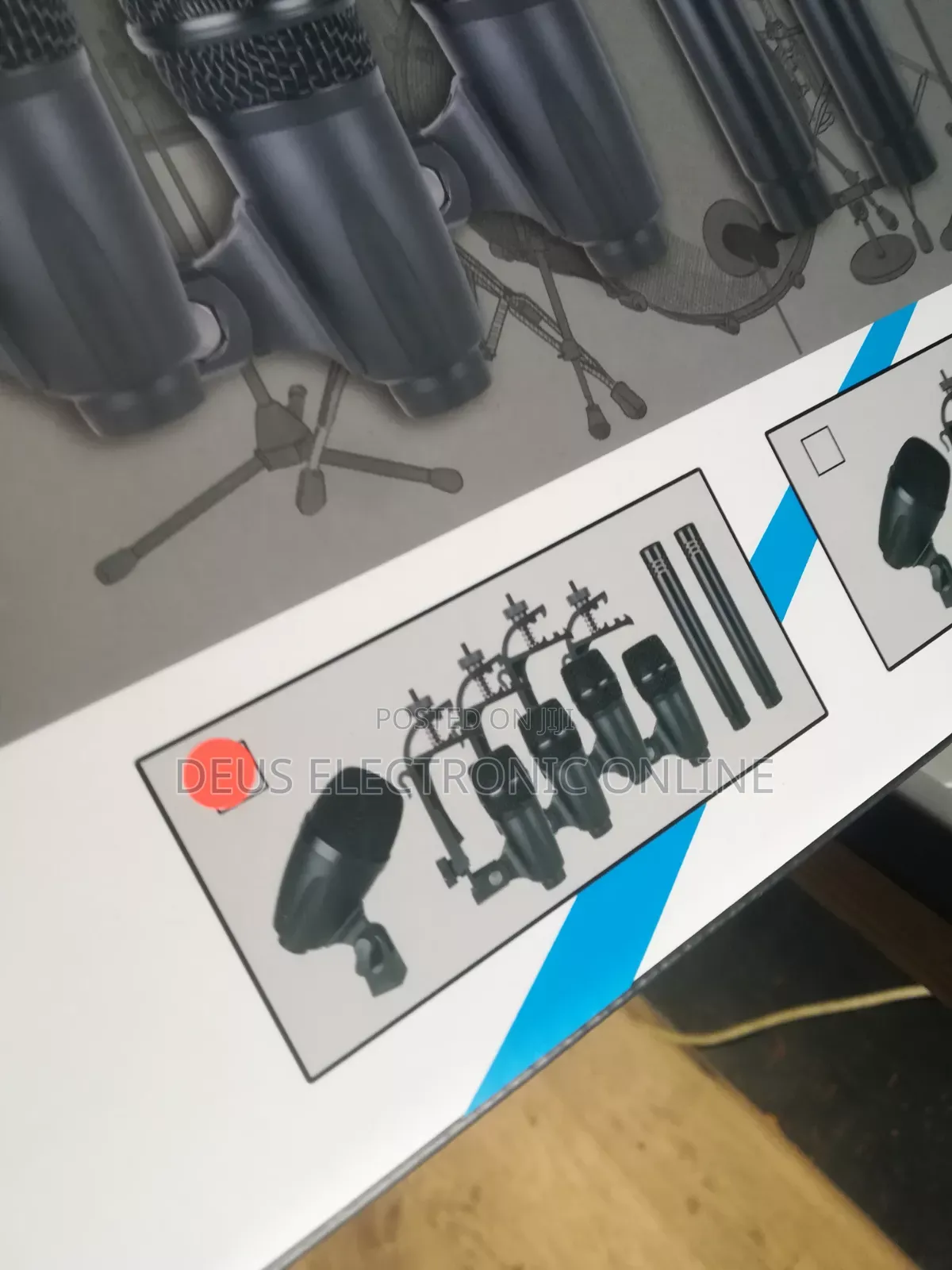 Dynamic Drum Mic System 7pcs Bei 350,000