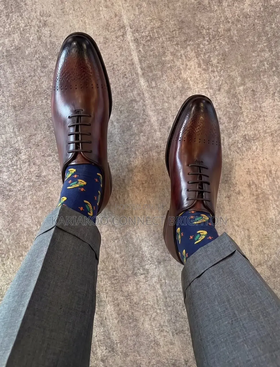 Classic Brogue Formal Oxford Shoes