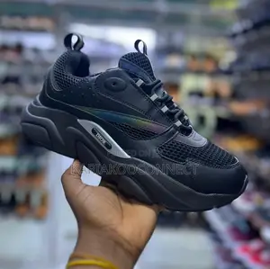 Chunky Mesh Panel Sneakers
