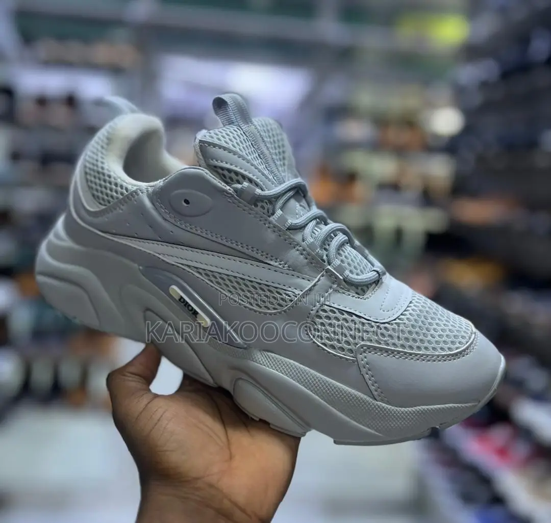 Chunky Mesh Panel Sneakers