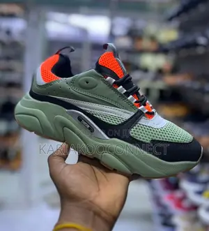 Chunky Mesh Panel Sneakers