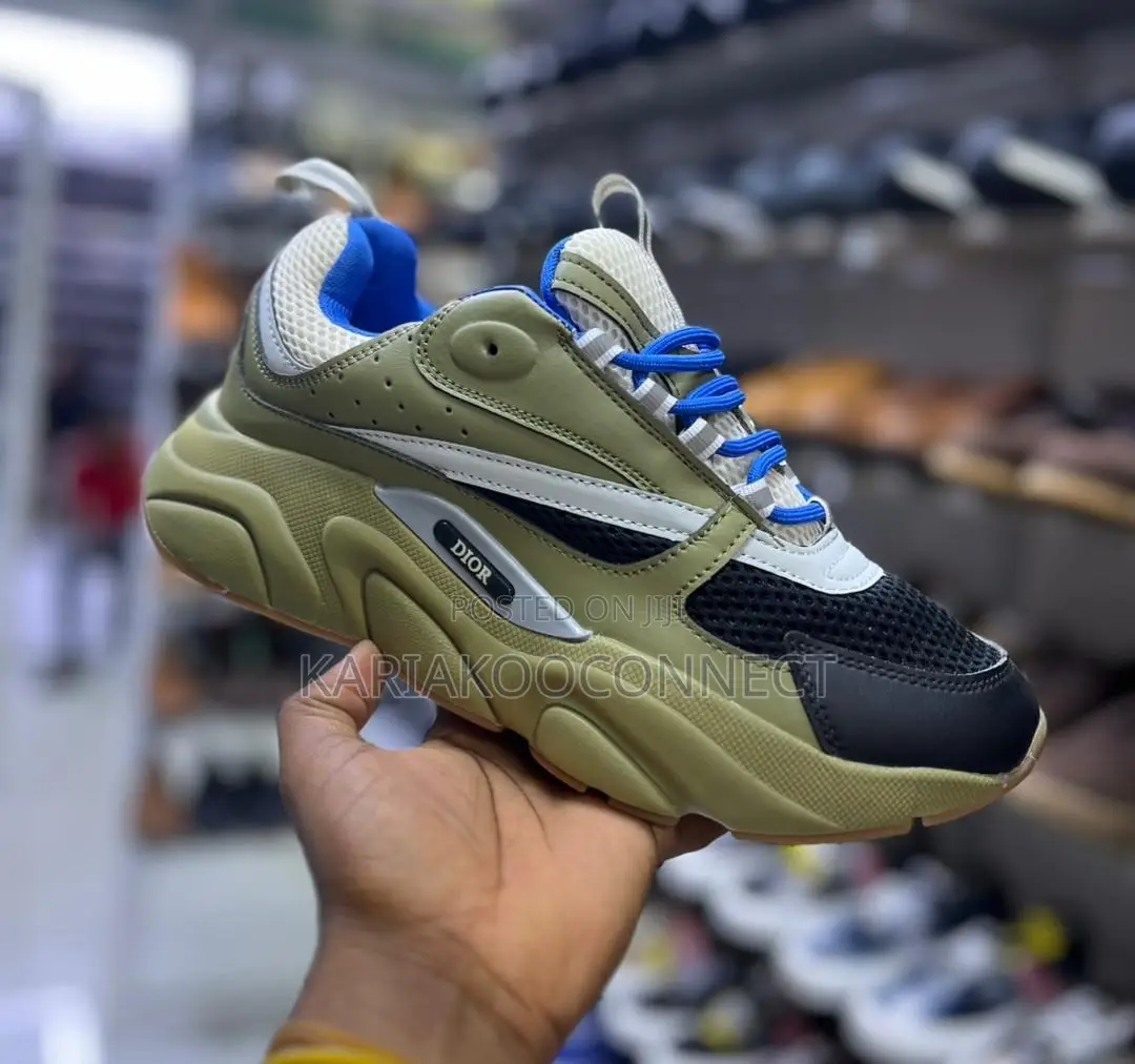 Chunky Mesh Panel Sneakers