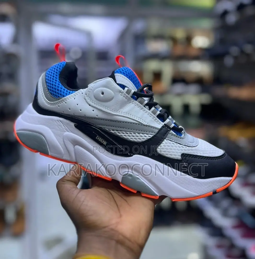 Chunky Mesh Panel Sneakers