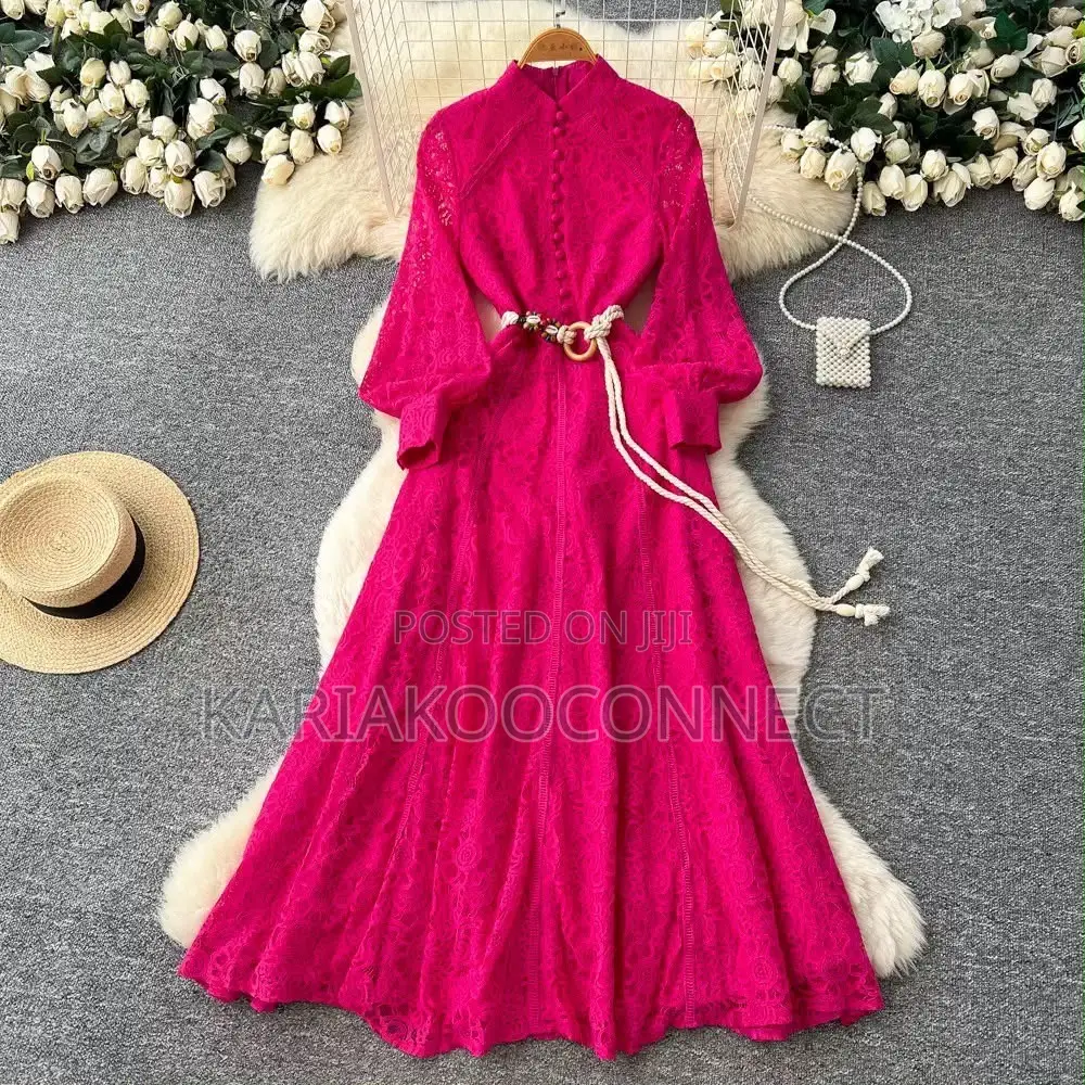 Elegant Lace Maxi Dress