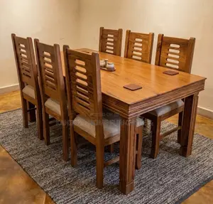Dining Table Sets Ya Viti Sita Mbao Ni Muninga