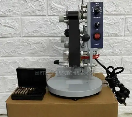 DY-8 Manual Hot Ribbon Coding Machine for Expiry Date, MFG, MRP