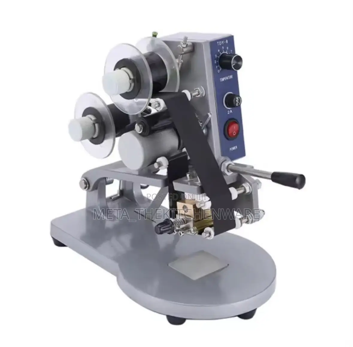 DY-8 Manual Hot Ribbon Coding Machine for Expiry Date, MFG, MRP