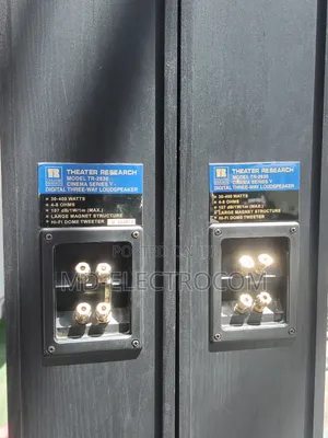 Pair of Theater Research TR-2830 Tower Speakers (400W)