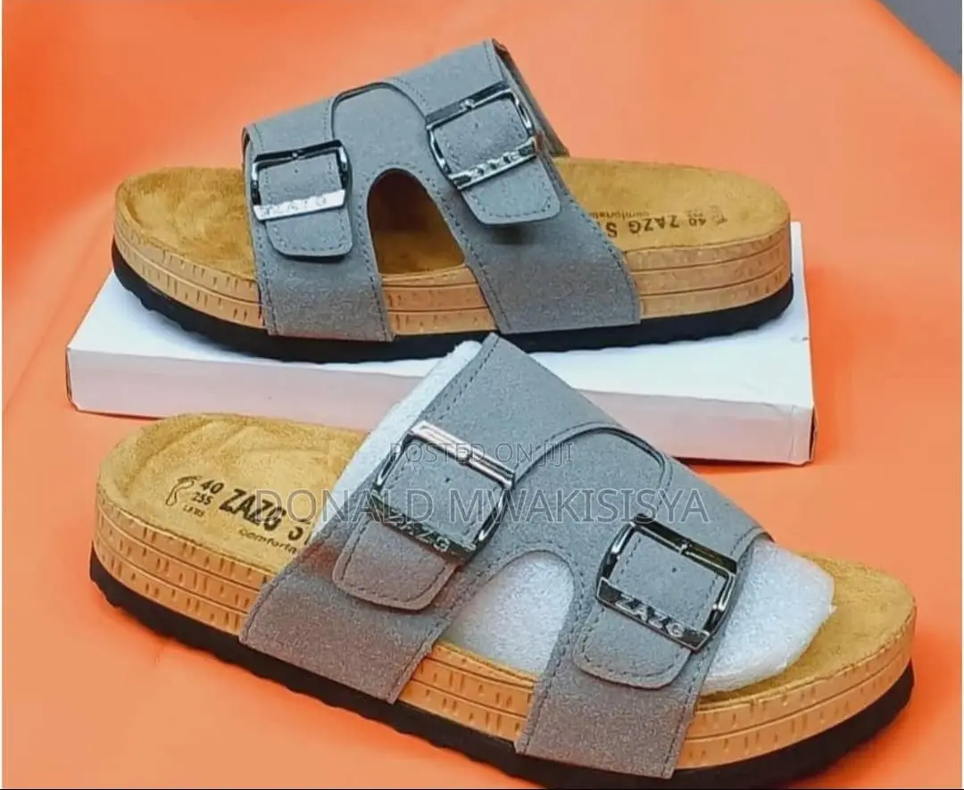 Zazg Double Buckle Sandals - Comfort