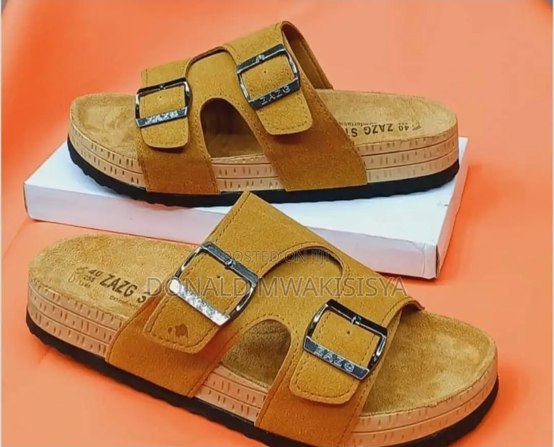 Zazg Double Buckle Sandals - Comfort