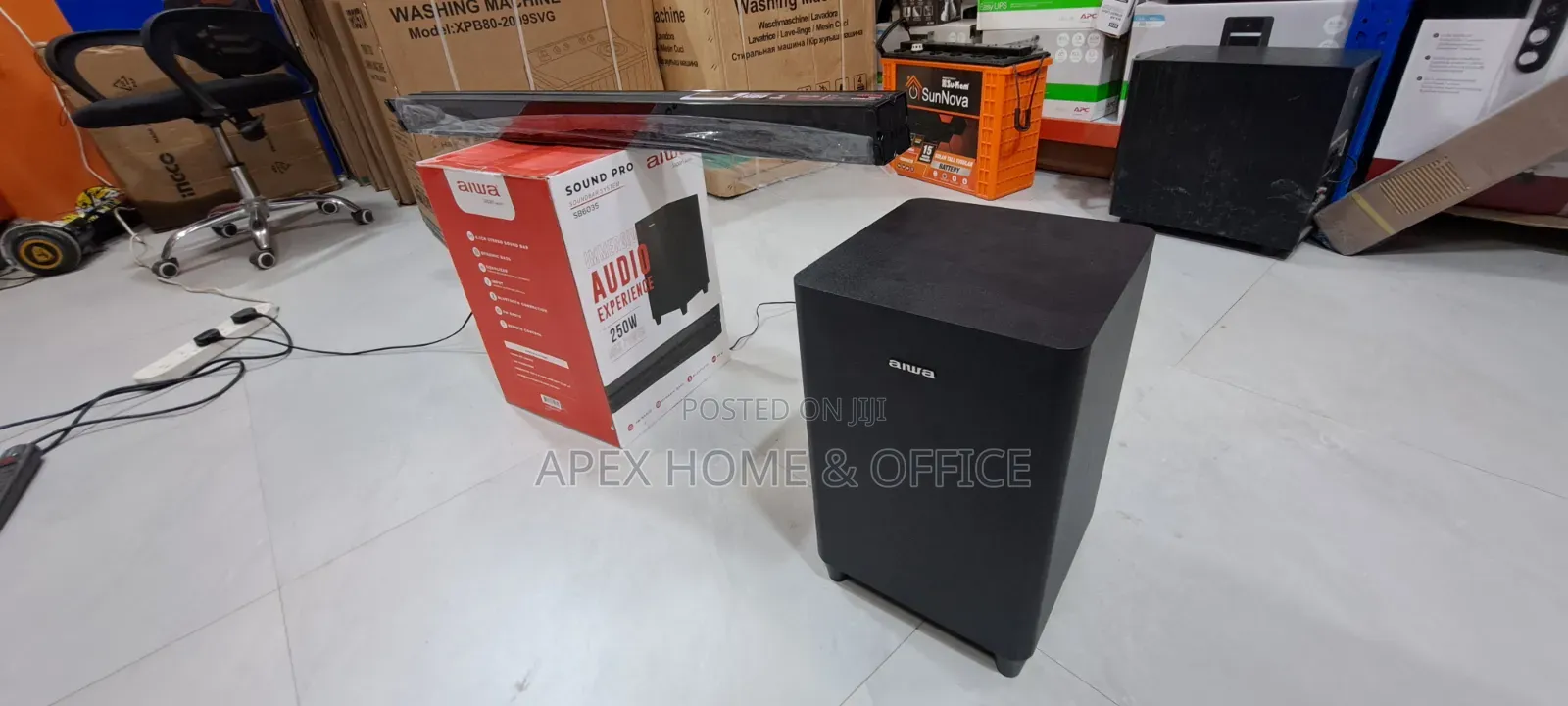 Aiwa Subwoofer and Soundbar 250W