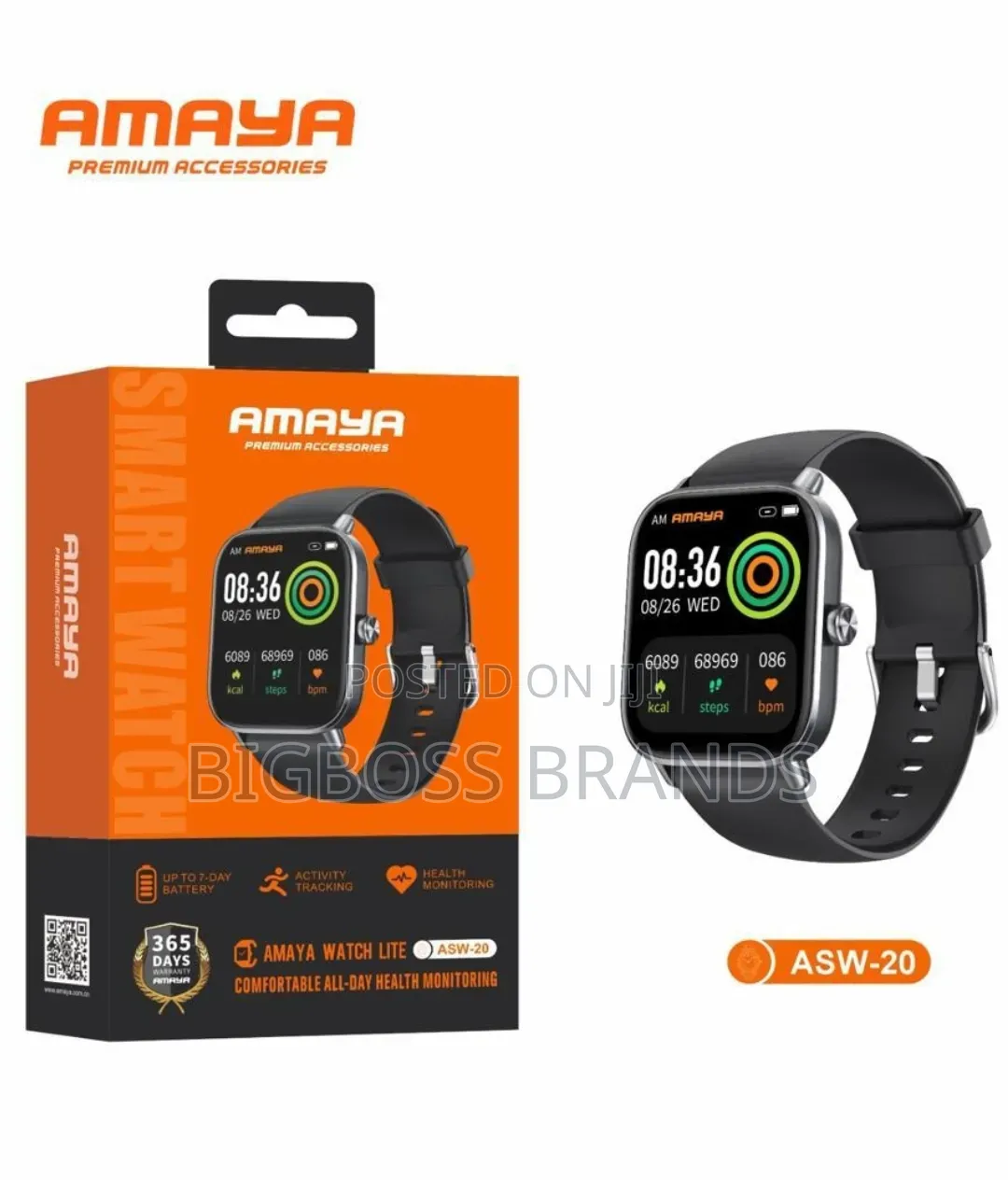 Amaya Smartwatch [Watch Lite ASW-20]