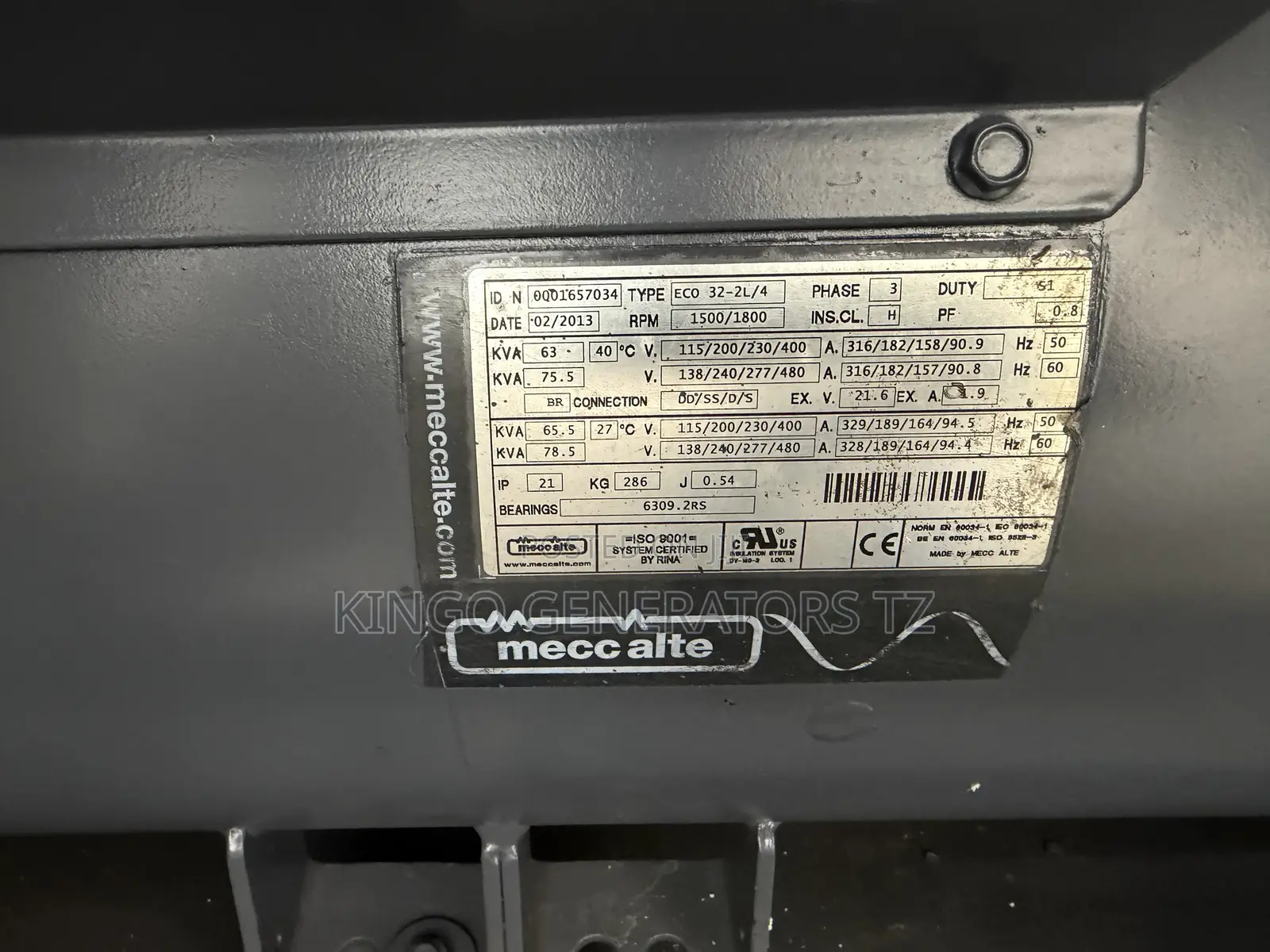 Used Diesel Generator Cummins Power 25kva
