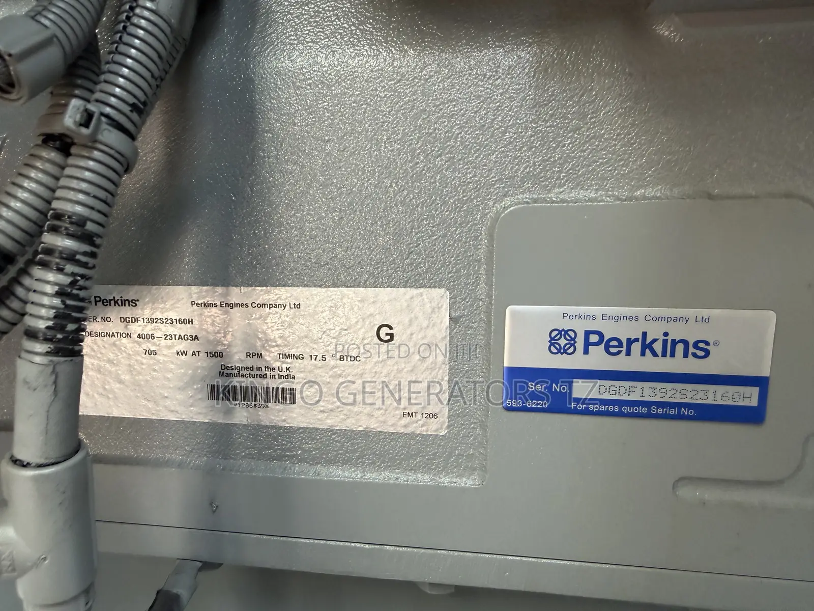 Brand New Perkins Generator 880kva